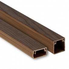 Кабель-канал под тёмное дерево 100х40 24м. Plast PROxima EKF  kk-100-40d