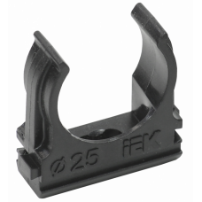Держатель с защёлкой CF25 черный IEK  CTA10D-CF25-K02-100