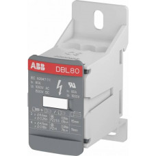 Блок DBL80 распределительный, 80А, 1-полюсный ABB  1SNL308010R0000