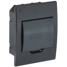 KREPTA 3 Корпус пластиковый ЩРВ-П-6 IP41 черный IEK  MKP12-V-06-41-K02