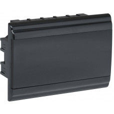Корпус модульный встраиваемый пластиковый ЩРВ-П-12 PRIME черный IP41 IEK  MKP13-V-01-12-41-K02