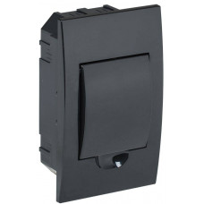 KREPTA 3 Корпус пластиковый ЩРВ-П-4 IP41 черная дверь черный IEK  MKP13-V-04-41-K02
