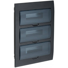 KREPTA 3 Корпус пластиковый ЩРВ-П-36 IP41 черный IEK  MKP12-V-36-41-K02