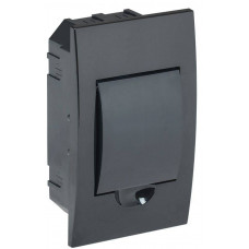 KREPTA 3 Корпус пластиковый ЩРВ-П-4 IP41 черный IEK  MKP12-V-04-41-K02