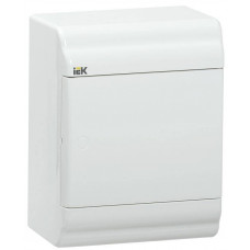 Бокс ЩРН-П-4 модуля навесной пластиковый IP41 PRIME белая дверь IEK  MKP82-N-04-WD-41-20