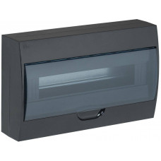 KREPTA 3 Корпус пластиковый ЩРН-П-18 IP41 черный IEK  MKP12-N-18-41-K02
