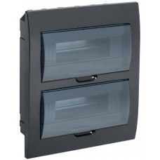 KREPTA 3 Корпус пластиковый ЩРВ-П-24 IP41 черный IEK  MKP12-V-24-41-K02