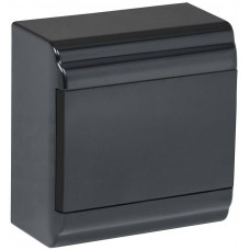 Корпус модульный пластиковый навесной ЩРН-П-6 PRIME черный IP41 IEK  MKP13-N-01-06-41-K02