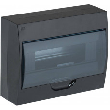 KREPTA 3 Корпус пластиковый ЩРН-П-12 IP41 черный IEK  MKP12-N-12-41-K02