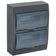 KREPTA 3 Корпус пластиковый ЩРН-П-24 IP41 черный IEK  MKP12-N-24-41-K02