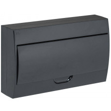 KREPTA 3 Корпус пластиковый ЩРН-П-18 IP41 черная дверь, черный IEK  MKP13-N-18-41-K02