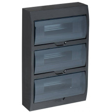 KREPTA 3 Корпус пластиковый ЩРН-П-36 IP41 черный IEK  MKP12-N-36-41-K02