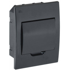 KREPTA 3 Корпус пластиковый ЩРВ-П-6 IP41 черная дверь черный IEK  MKP13-V-06-41-K02