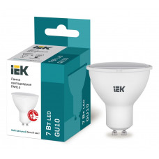 Лампа светодиодная PAR16 софит 7Вт 230В 4000К GU10 IEK  LLE-PAR16-7-230-40-GU10