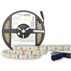 LED лента Navigator 71 403 NLS-3528ww60-4.8-IP65-12v r5 светодиодная Navigator 71403