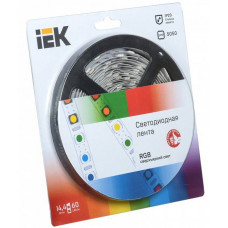 Лента LED 5м LSR-5050rgb60-144-IP20-12v светодиодная блистер IEK LSR2-3-060-20-1-05