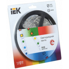 Лента LED 5м LSR-5050rgb30-72-IP20-12v светодиодная блистер IEK LSR2-3-030-20-1-05