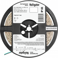 LED лента Navigator 71 769 NLS-5050сw60-14.4-IP65-12v r5 светодиодная Navigator 71769
