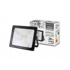Прожектор светодиодный СДО-04-020Н 20 Вт, 6500 К, IP65, черный, Народный TDM ELECTRIC SQ0336-0261